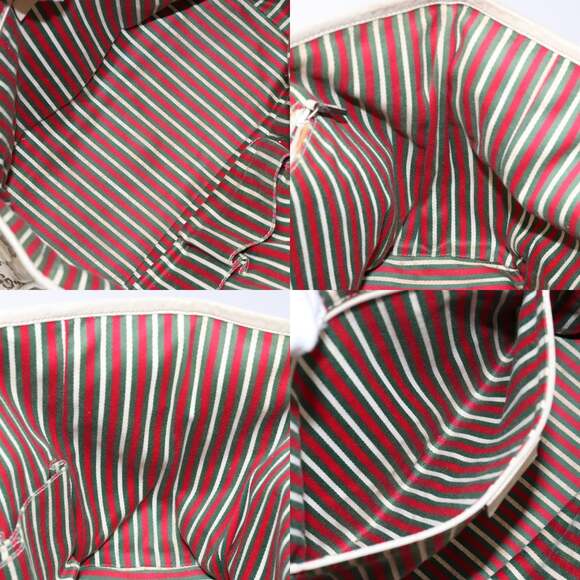 GUCCI GG Canvas Tote Bag Beige Gold - Picture 12 of 13